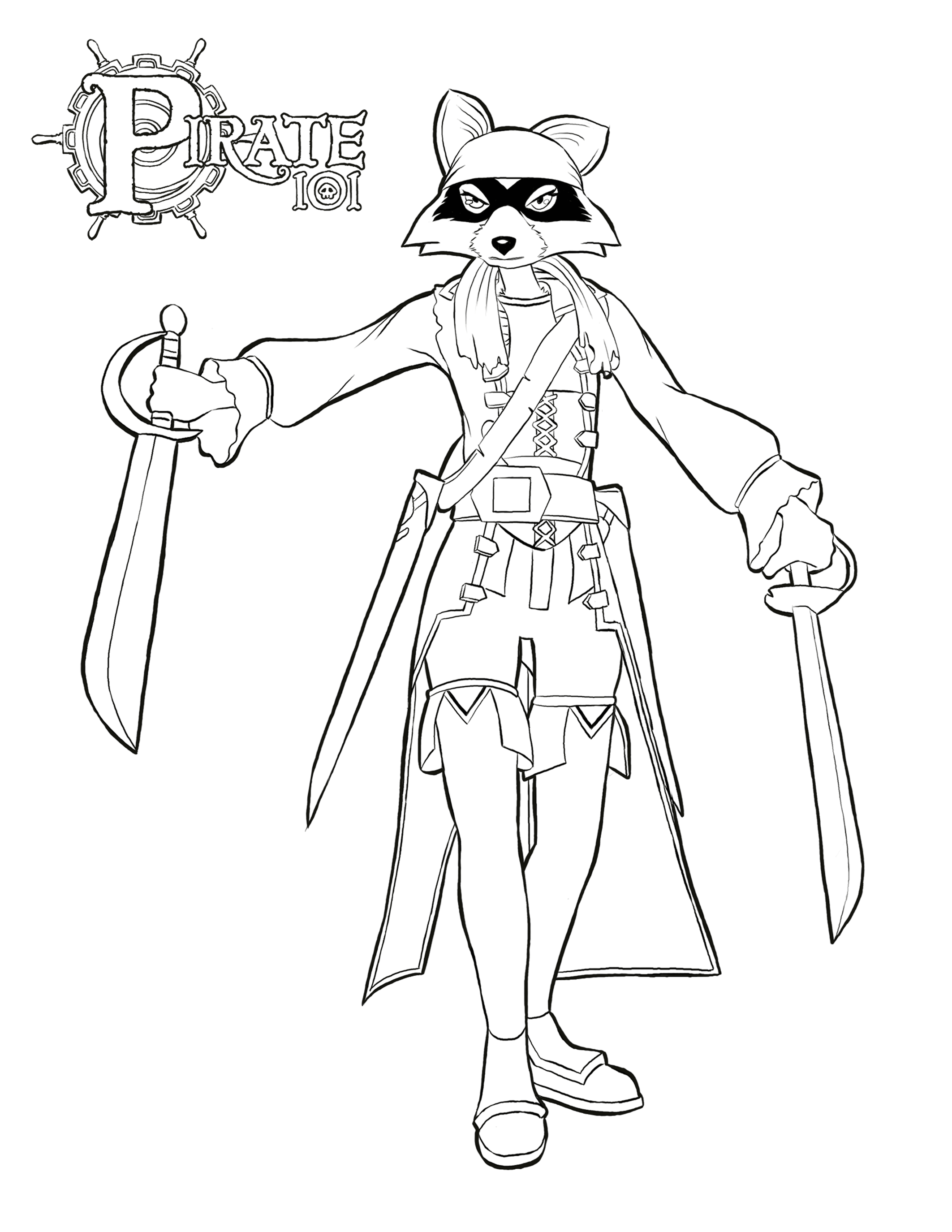 Mandrake, the leader of the Boggans coloring page printable game