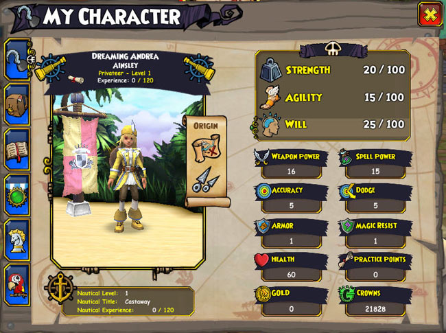 Game Settings  Pirate101 Free Online Game